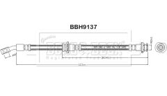 BORG & BECK BBH9137 — Тормозной шланг