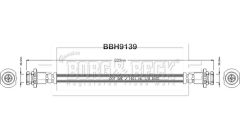 BORG & BECK BBH9139 — Тормозной шланг