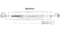 BORG & BECK BBH9154 — Тормозной шланг