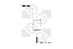 BGA V165981 — Выпускной клапан