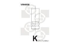 BGA V994938 — Выпускной клапан