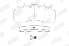 JURID 2917409560 — Колодки тормозные дисковые