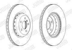 JURID 563212JVC-1 — Тормозной диск