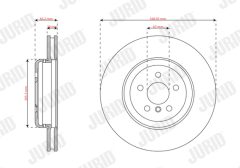 JURID 563623JVC-1 — Тормозной диск