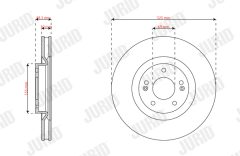JURID 563894JC — Тормозной диск