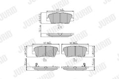 JURID 572639J — Колодки тормозные дисковые