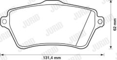 JURID 573102J — Plăcuțe de frână disc