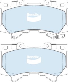 BENDIX DB2639 4WD — Колодки тормозные дисковые