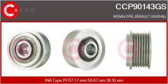 CASCO CCP90143GS — Шкив генератора
