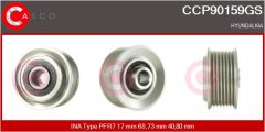 CASCO CCP90159GS — Шкив генератора