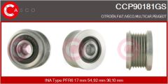 CASCO CCP90181GS — Шкив генератора