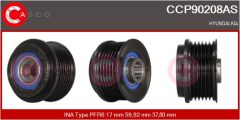 CASCO CCP90208AS — Шкив генератора