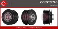 CASCO CCP90247AS — Шкив генератора