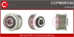 CASCO CCP90261GS — Шкив генератора