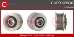 CASCO CCP90286GS — Шкив генератора