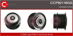 CASCO CCP92116GS — Шкив генератора