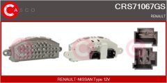 CASCO CRS71067GS — Резистор вентилятора печки