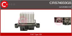 CASCO CRS74033GS — Резистор вентилятора печки