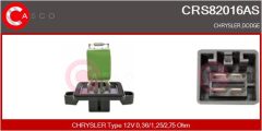 CASCO CRS82016AS — Резистор вентилятора печки