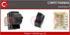 CASCO CWR71049AS — Кнопка стеклоподъёмника