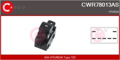CASCO CWR78013AS — Buton macara geam
