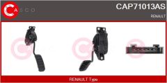 CASCO CAP71013AS — Set pedală de accelerație