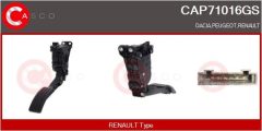 CASCO CAP71016GS — Set pedală de accelerație