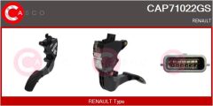 CASCO CAP71022GS — Set pedală de accelerație