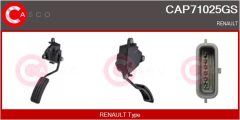 CASCO CAP71025GS — Set pedală de accelerație