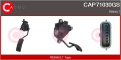 CASCO CAP71030GS — Set pedală de accelerație