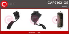 CASCO CAP71031GS — Set pedală de accelerație