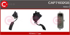 CASCO CAP71032GS — Set pedală de accelerație