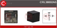 CASCO CRL38002AS — Releu multifuncțional