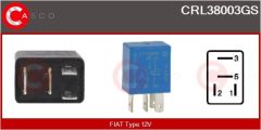CASCO CRL38003GS — Releu multifuncțional