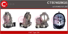 CASCO CTB74028GS — Дроссельная заслонка