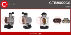 CASCO CTB86020GS — Clapetă de accelerație