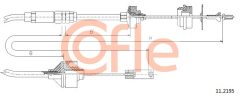 COFLE 11.2195 — Cablu de ambreiaj