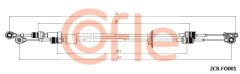 COFLE 2CB.FO001 — Cablu schimbător cutie manuală