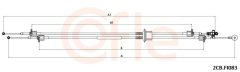 COFLE 92.2CB.FI083 — Трос переключения передач МКПП
