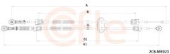 COFLE 92.2CB.ME021 — Cablu schimbător cutie manuală