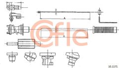 COFLE 92.10.1171 — Cablu de accelerație