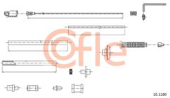 COFLE 92.10.1180 — Cablu de accelerație