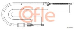 COFLE 92.11.6675 — Cablu frână de mână