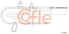 COFLE 92.17.2613 — Трос ручного тормоза