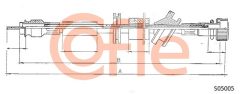 COFLE 92.S05005 — Трос спидометра