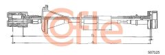 COFLE S07125 — Cablu vitezometru