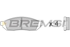 BREMSI BP2176 — Колодки тормозные дисковые