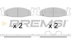 BREMSI BP2795 — Plăcuțe de frână disc