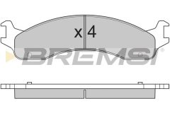 BREMSI BP2830 — Колодки тормозные дисковые