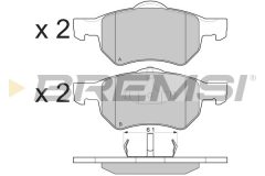 BREMSI BP3219 — Plăcuțe de frână disc